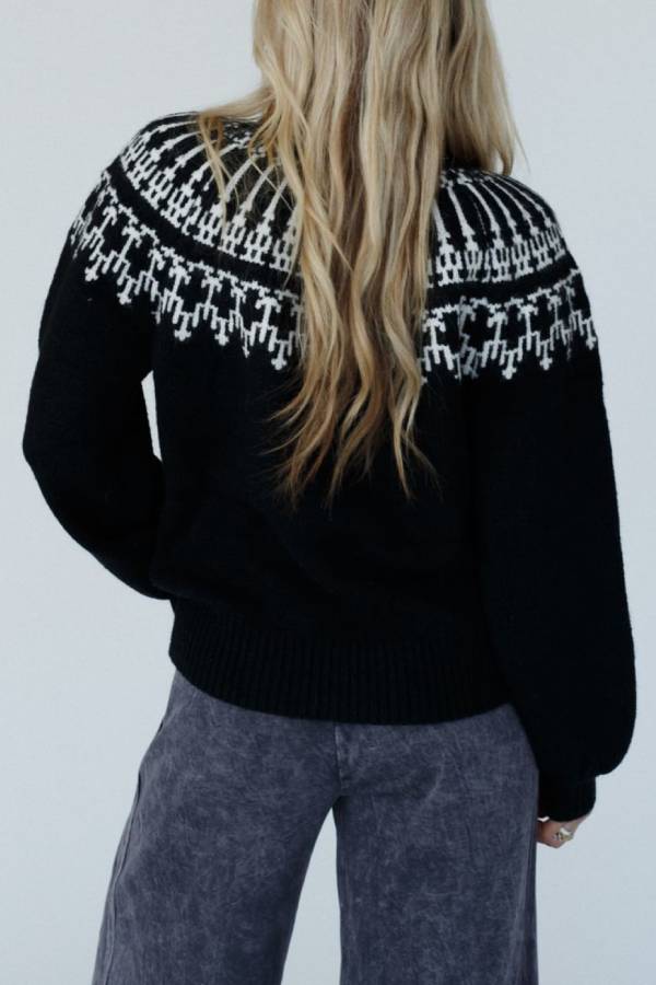 Christmas Thickened Turtleneck Long Sleeve Knitted Sweater