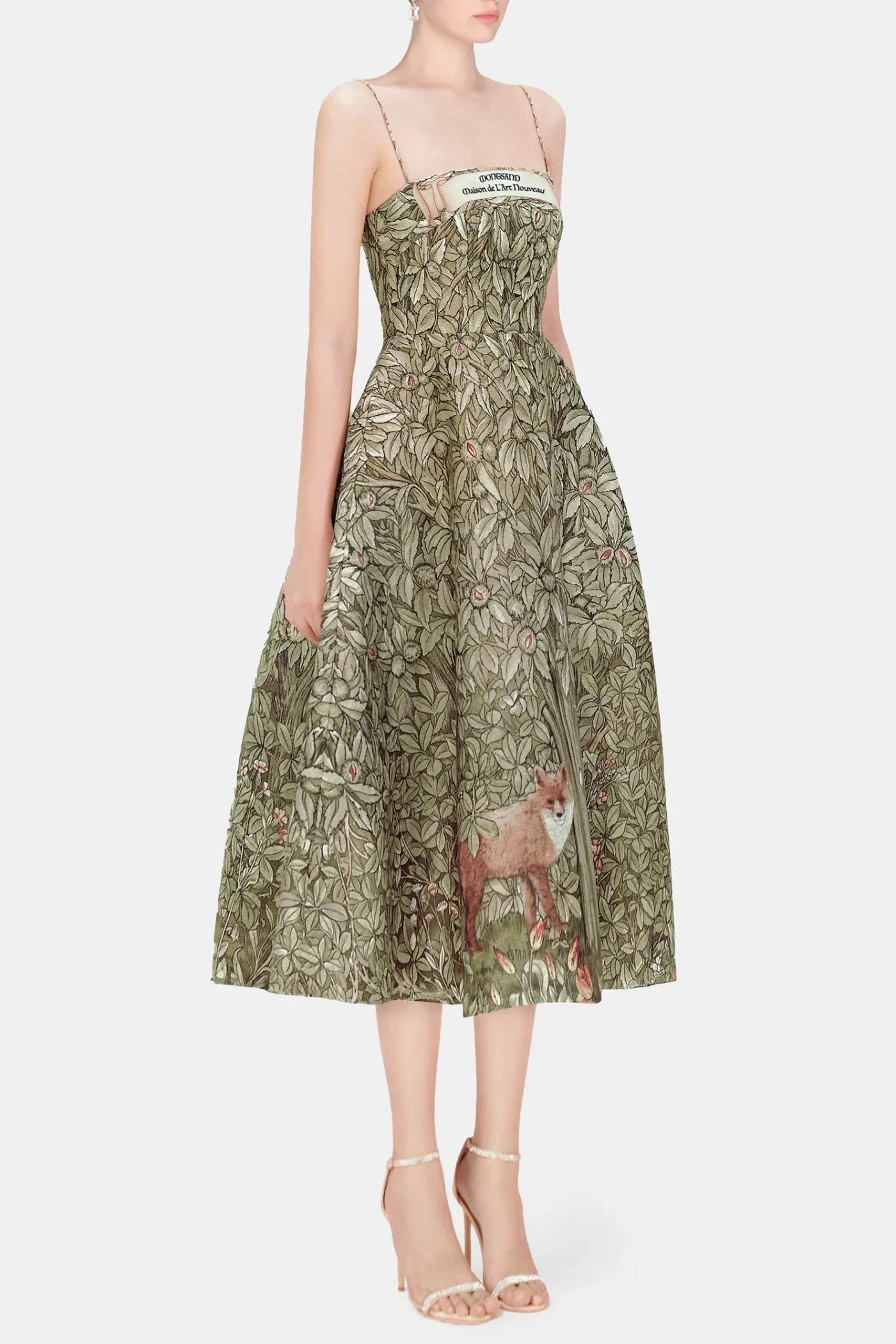 Abequa Jungle Print Midi Dress