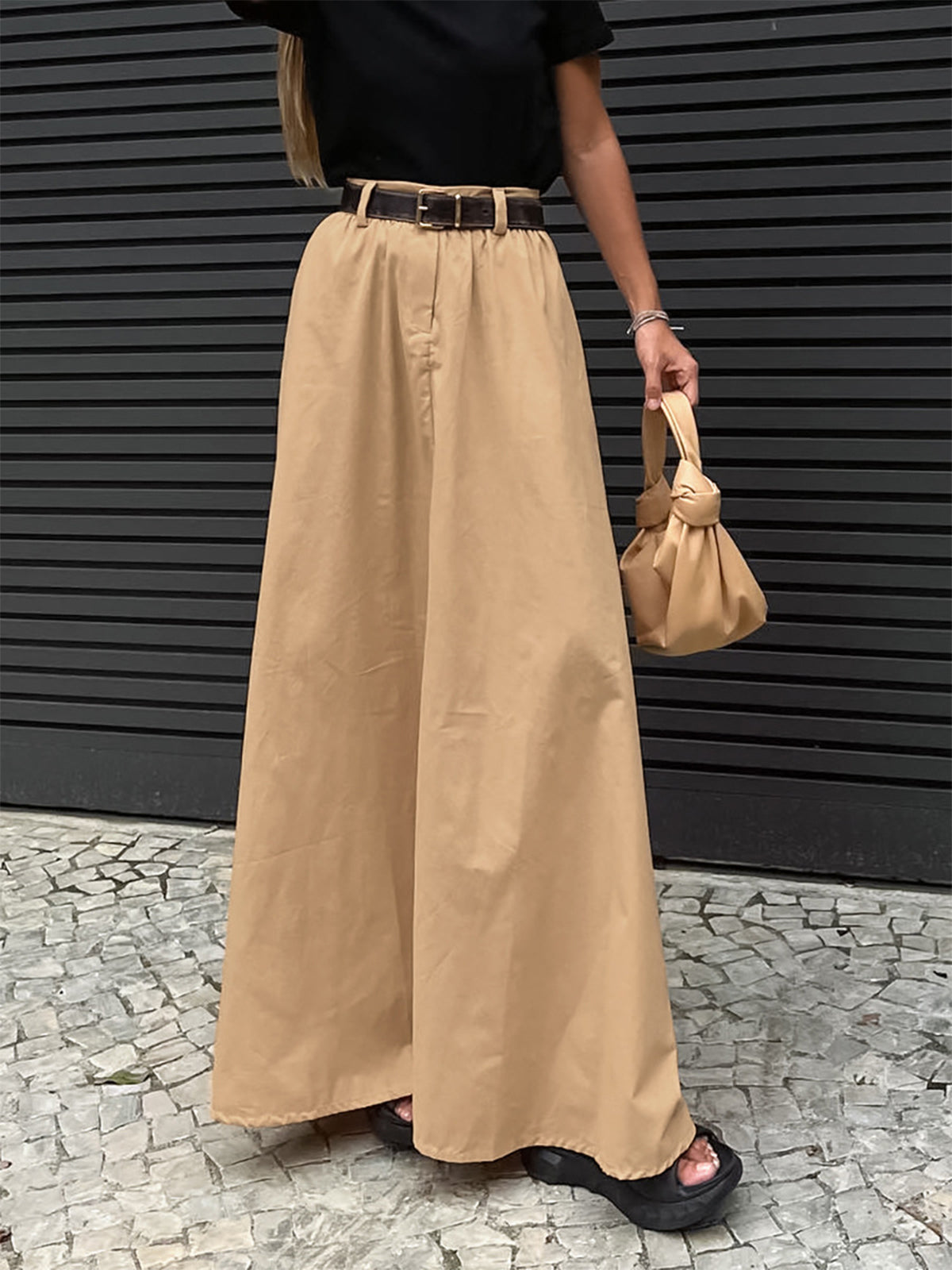 Oversized Street Vibe Maxi Skirt