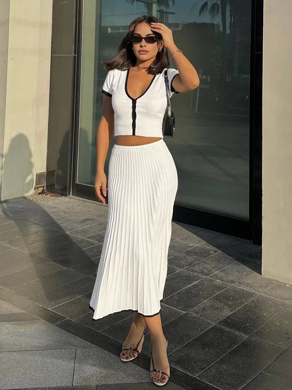 Totally In Love Sweater Skirt Set