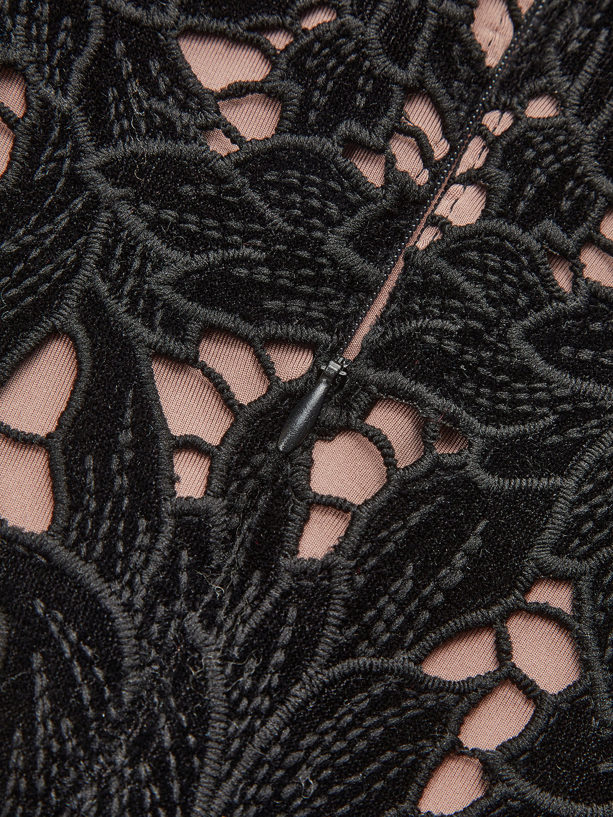 Floral Jacquard Bow Straps Dress