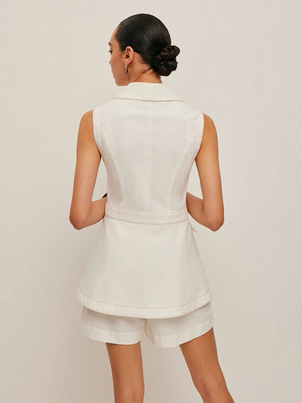 Pocket Detail Tailored Vest