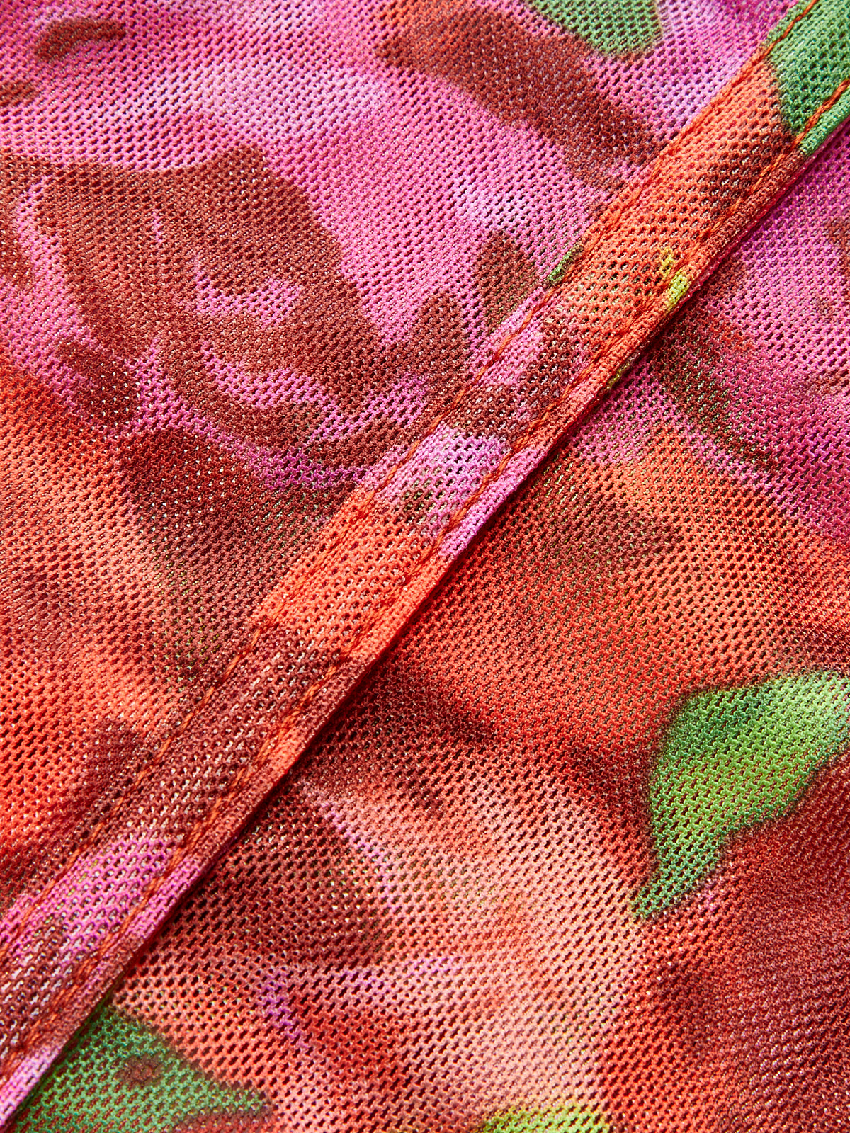 Floral Mesh Corset Top