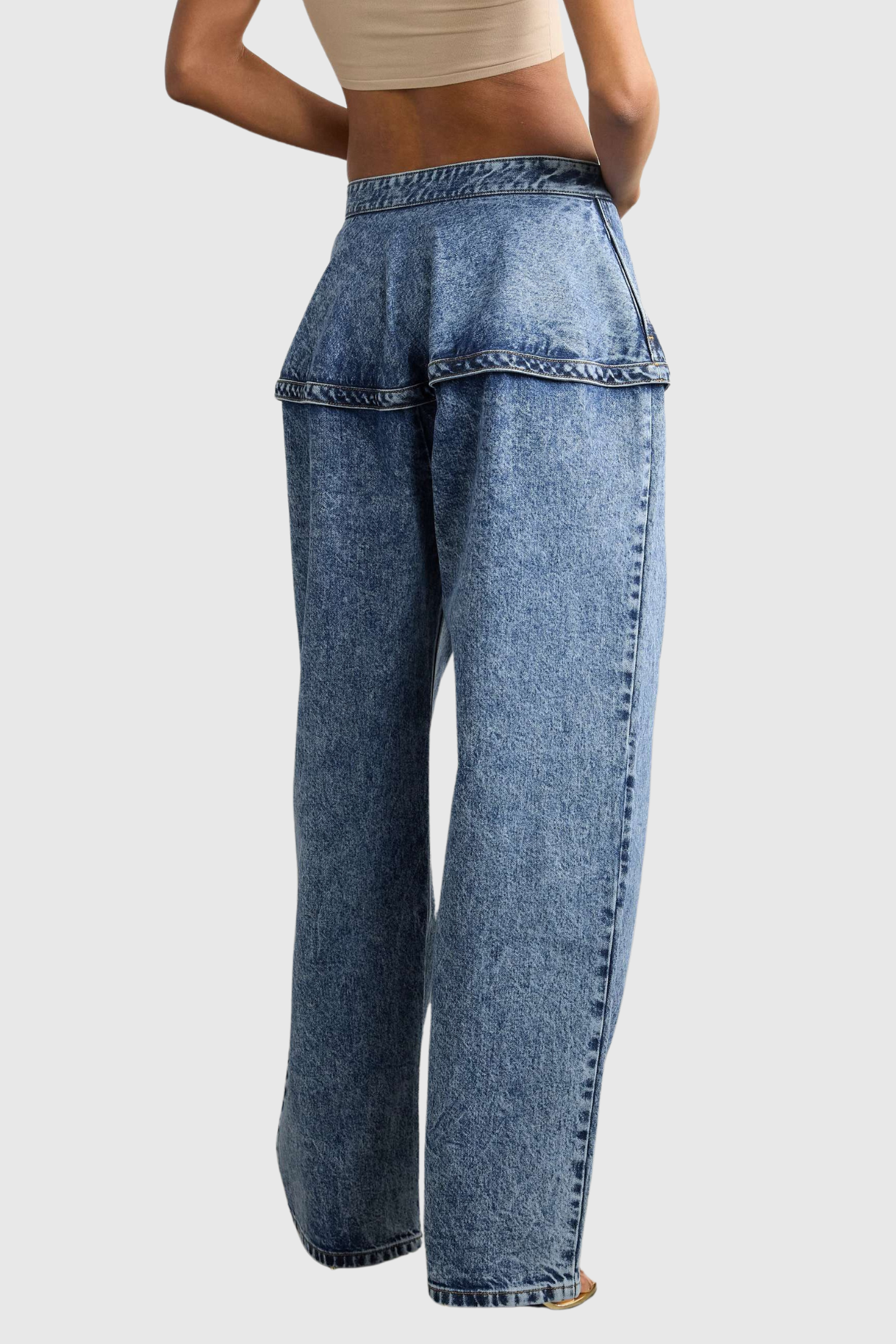 Blonde Wide-leg Jeans