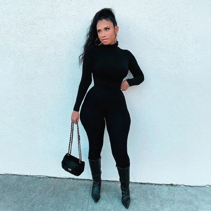 Rose - Turtleneck Jumpsuit BESTSELLER π₯