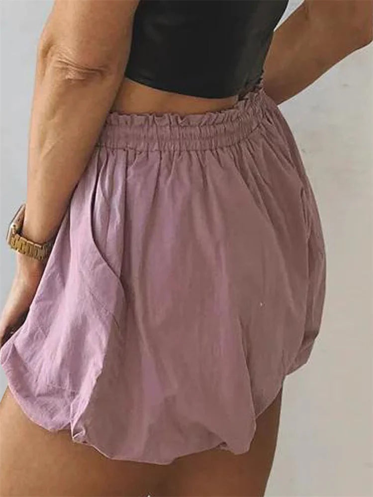 Bubble Pocket Drawstring Short