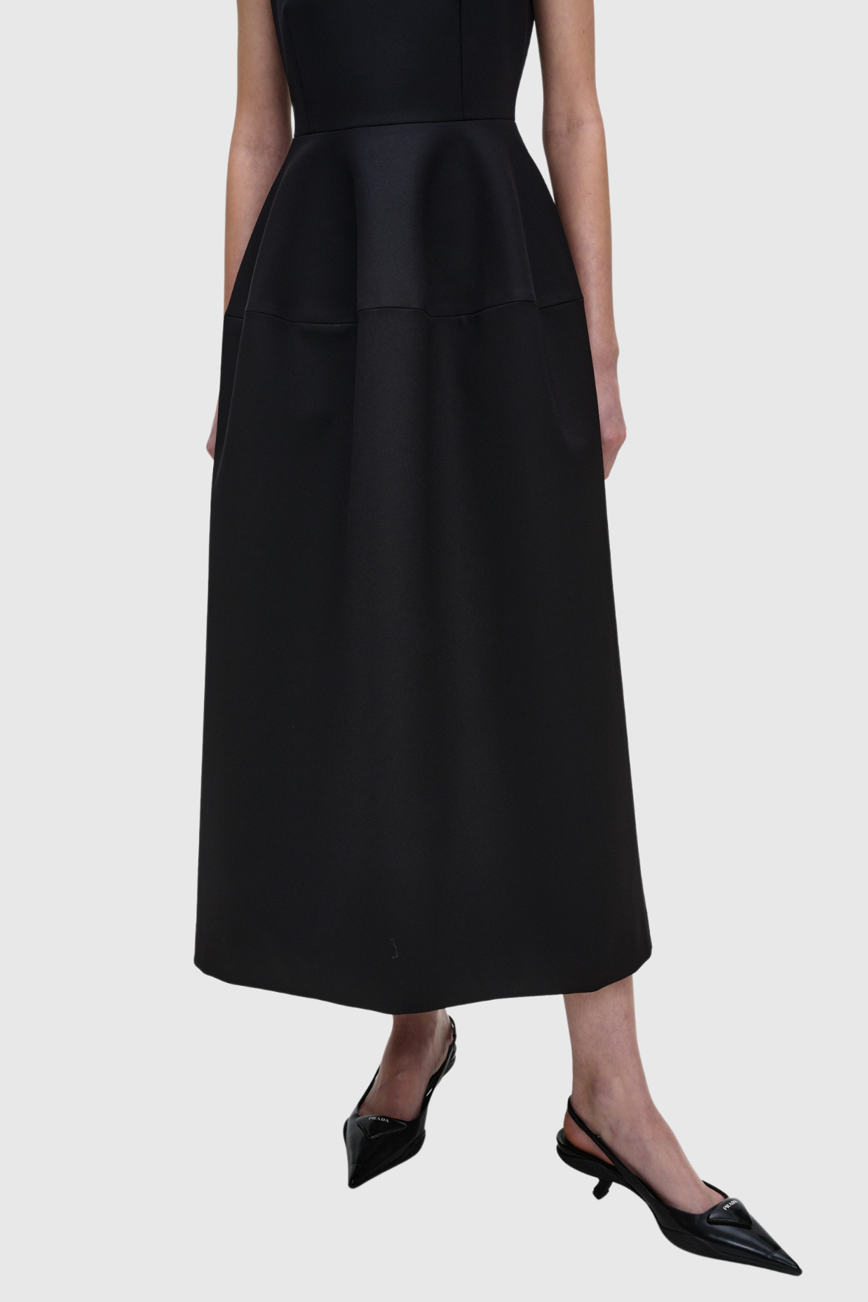 Clauda Twist Rope Backless Midi Dress
