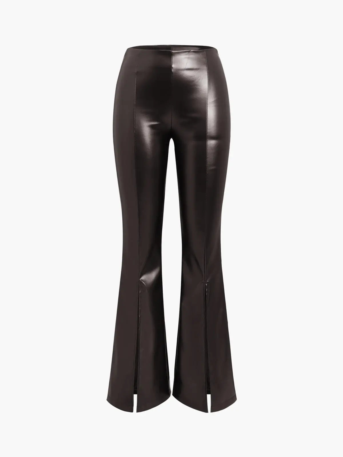 Women Flair Trousers With Zippers