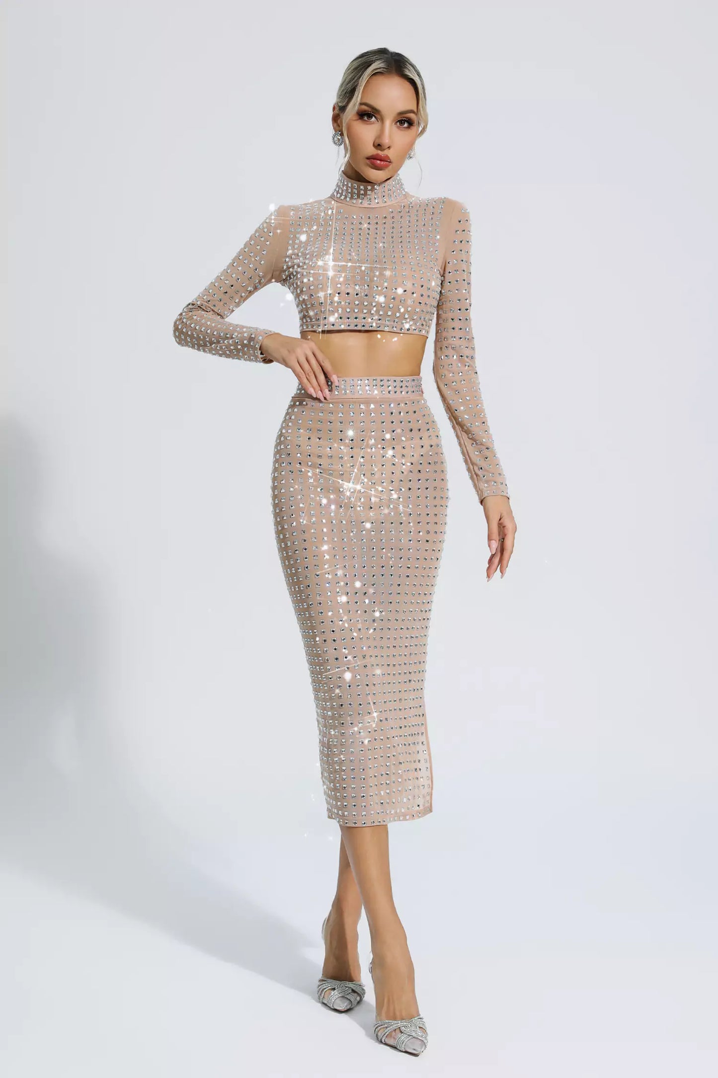 Dayana Khaki Diamond Set