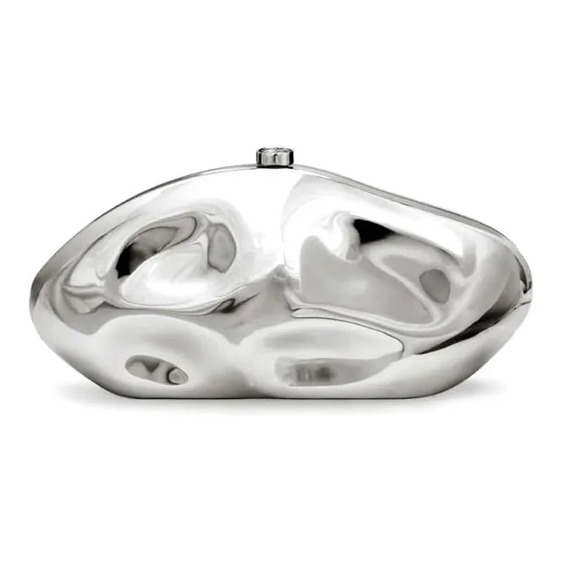 Acrylic Geometric Shape Evening Wristlet