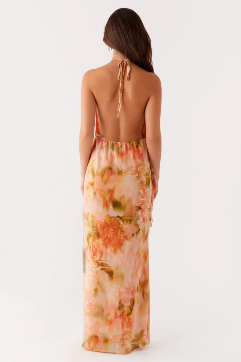 Peppermayo Exclusive - Diedre Rose Strappy Maxi Dress