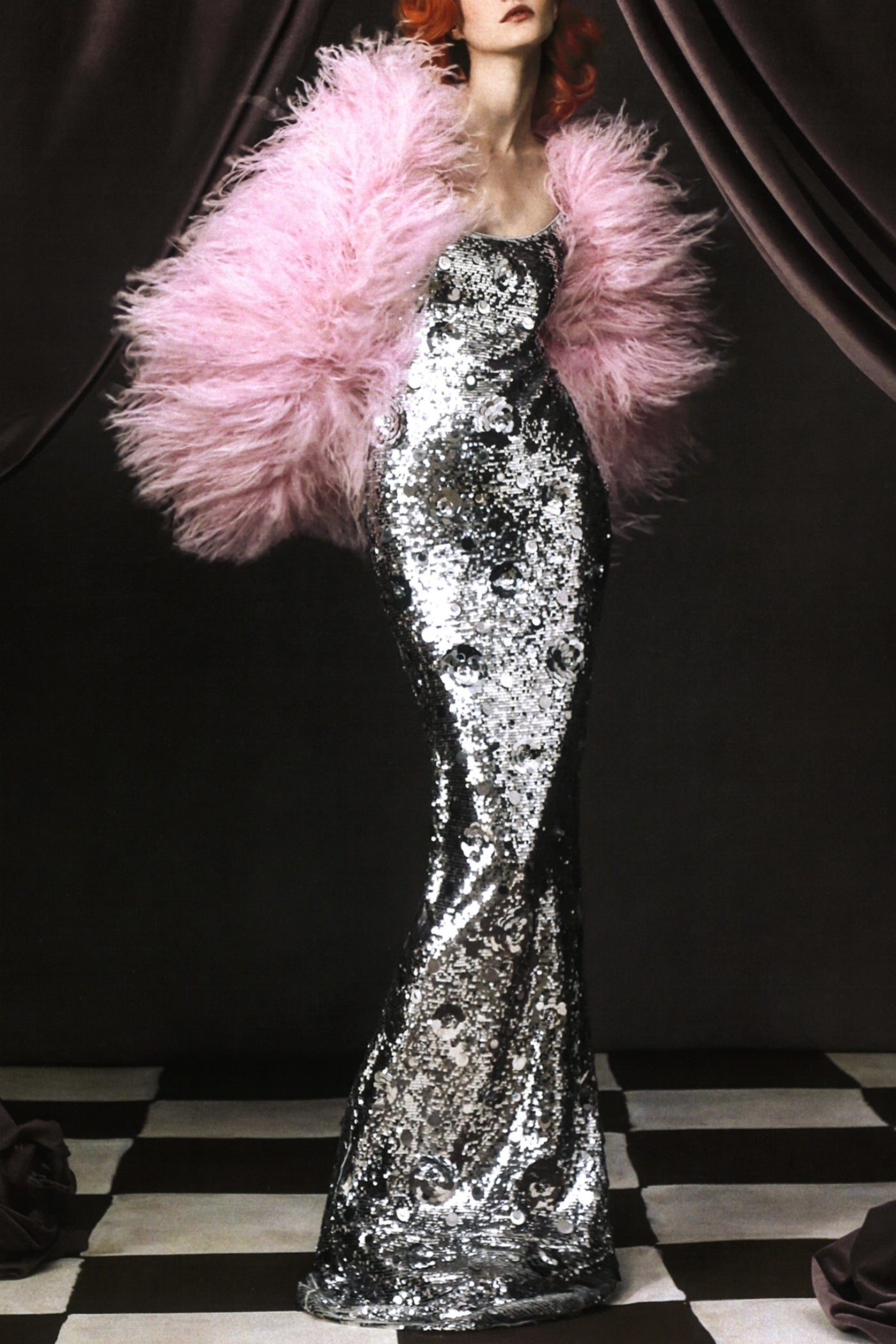 Ericka Floral Sequin Maxi Dress