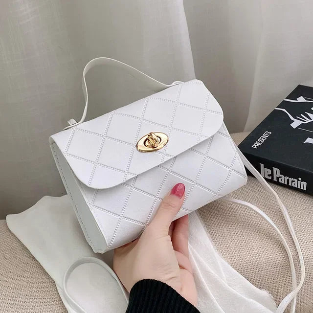 Simple PU Leather Mobile Phone Coin Crossbody Handbag