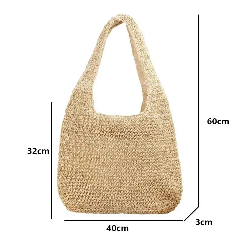 Luxury Solid PU Leather Shoulder Bag