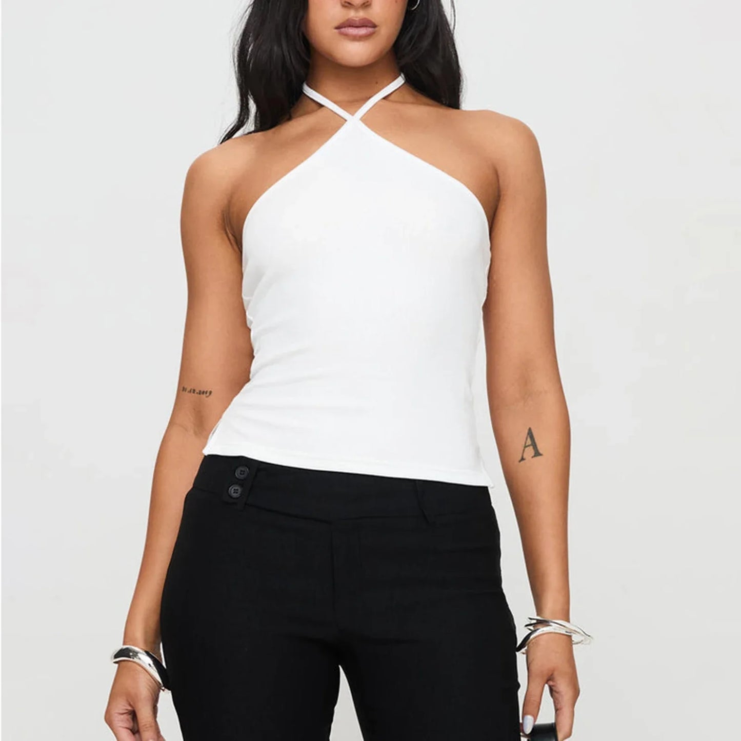 Bow Lace Trim Fairy Crop Top