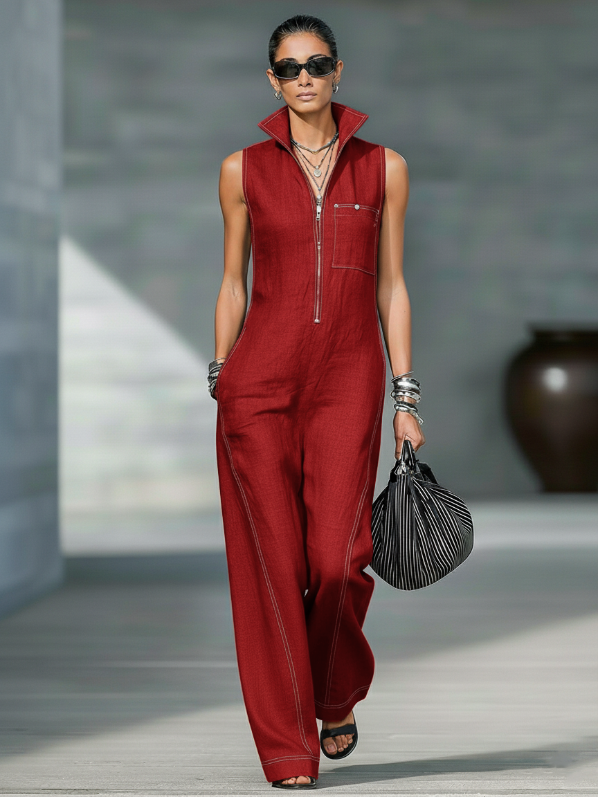 Elara | Sleeveless Jumpsuit