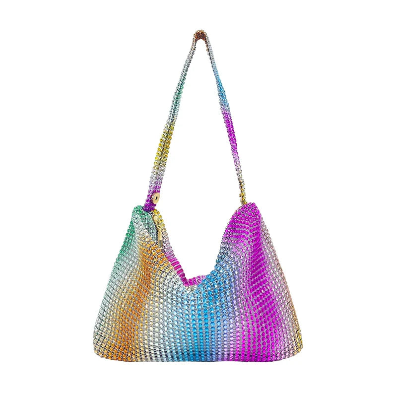 Glitter Evening Cocktail Wedding Clutch Bag
