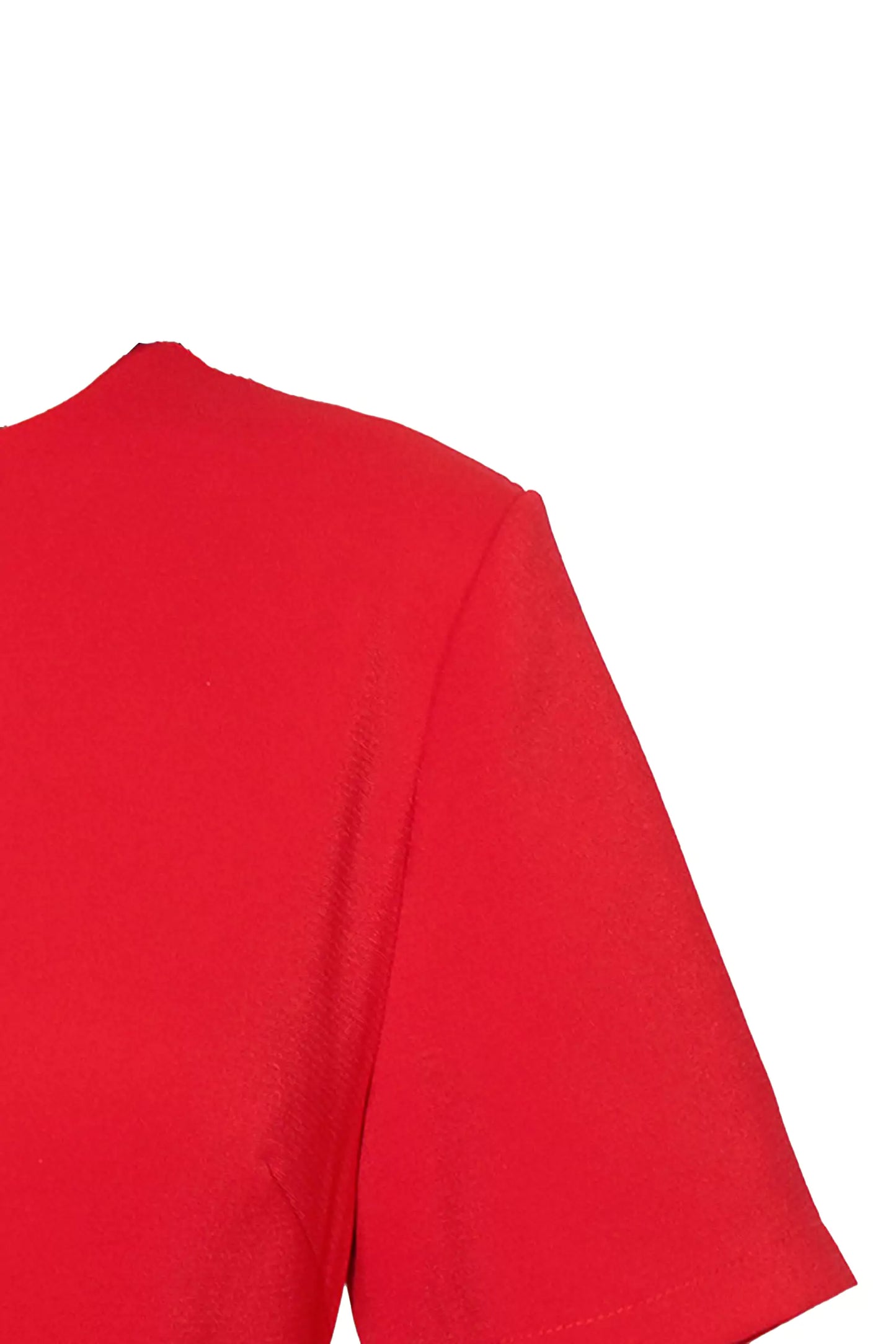 Greta Red Flower Midi Dress