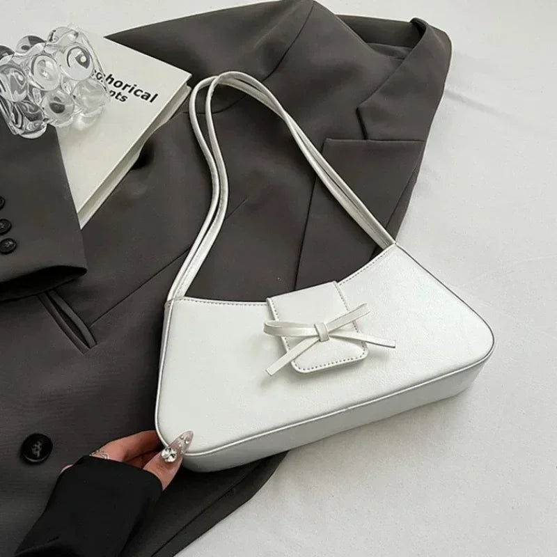 Retro Spring PU Leather Underarm Shoulder Bag
