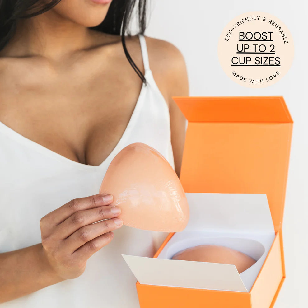 Volume-boosting bra/bikini inserts
