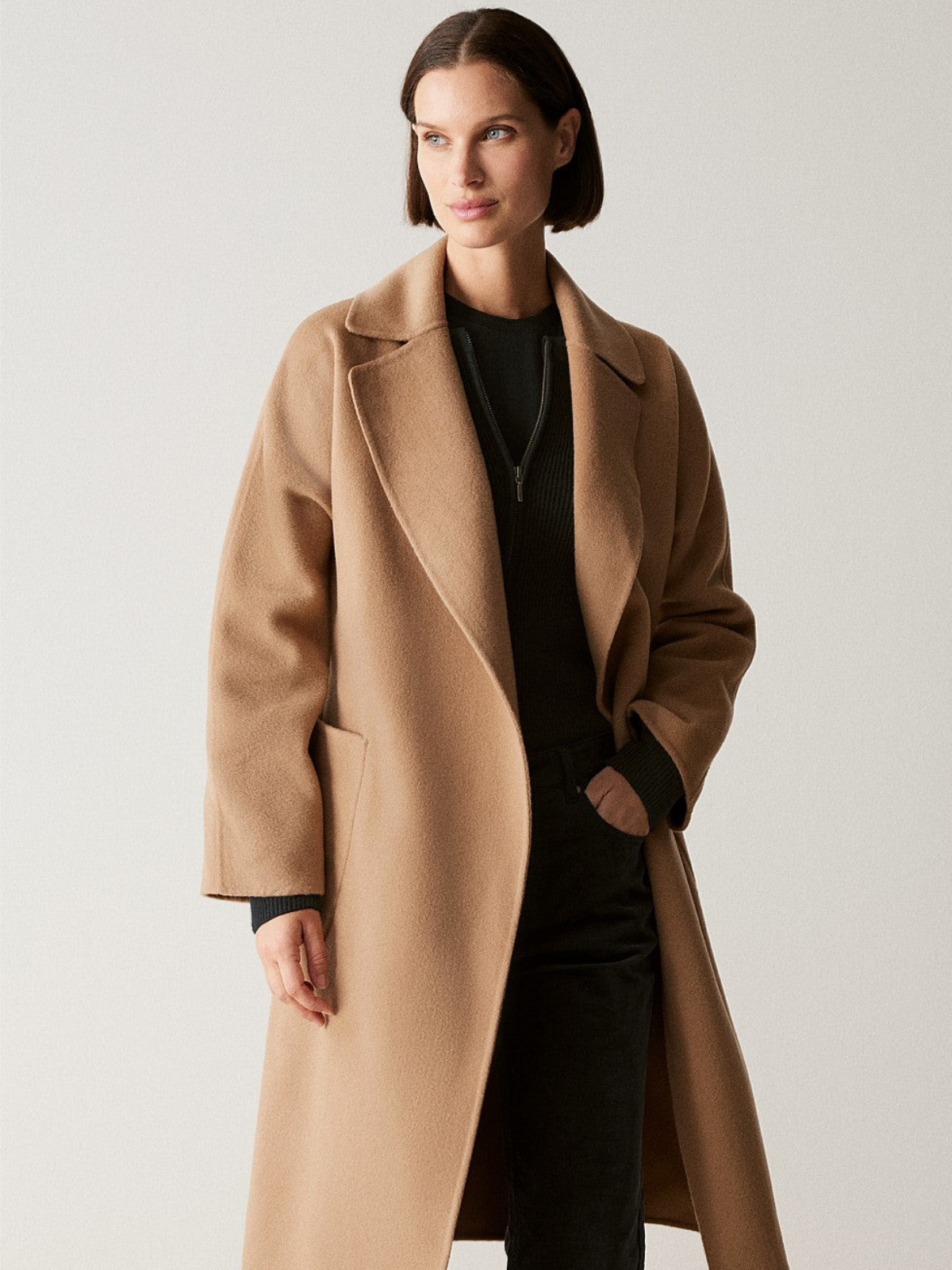 Classic Elegance Woolen Overcoat