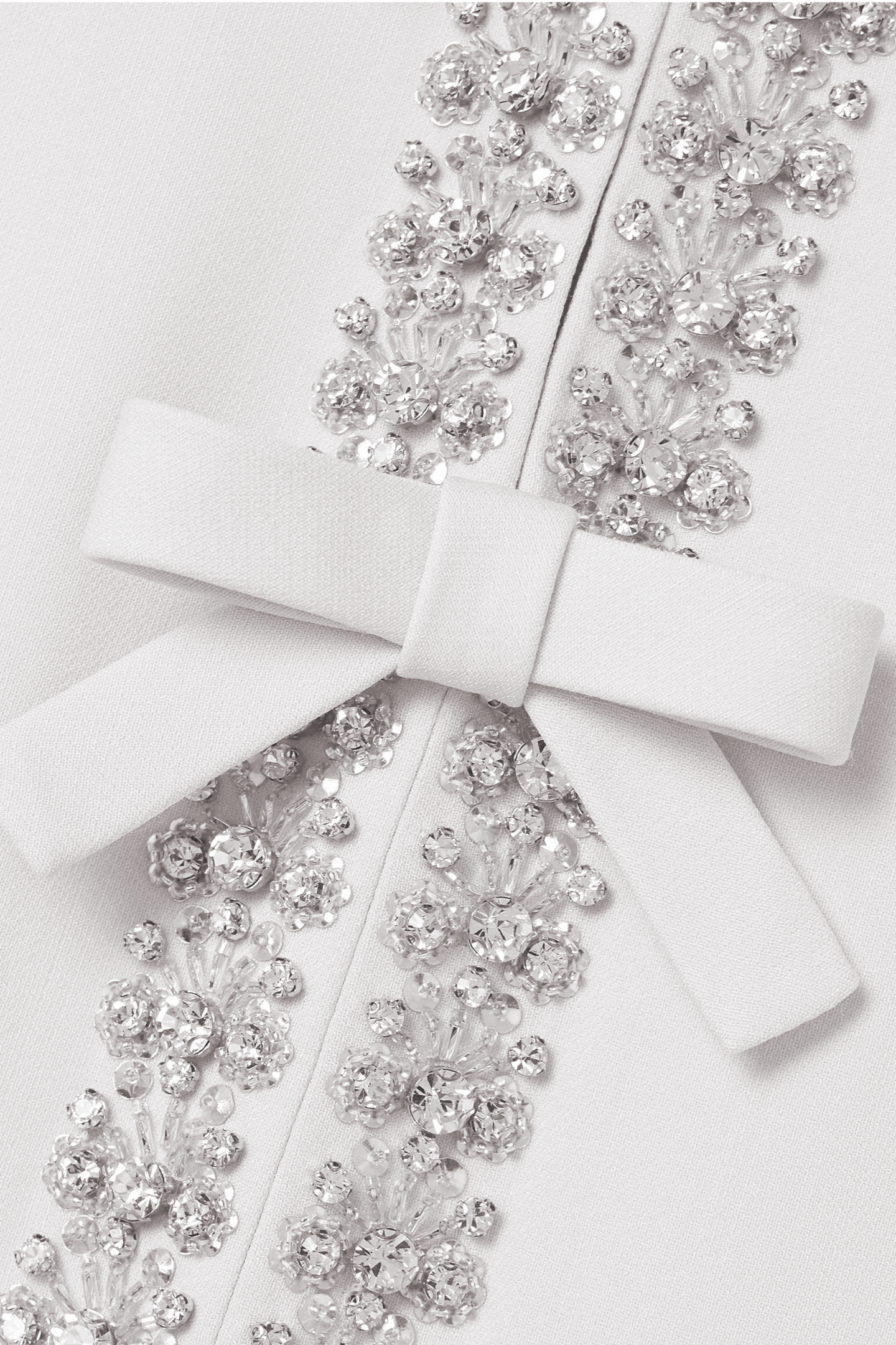 Zoe Bowknot Crystal-embellished Midi Dress