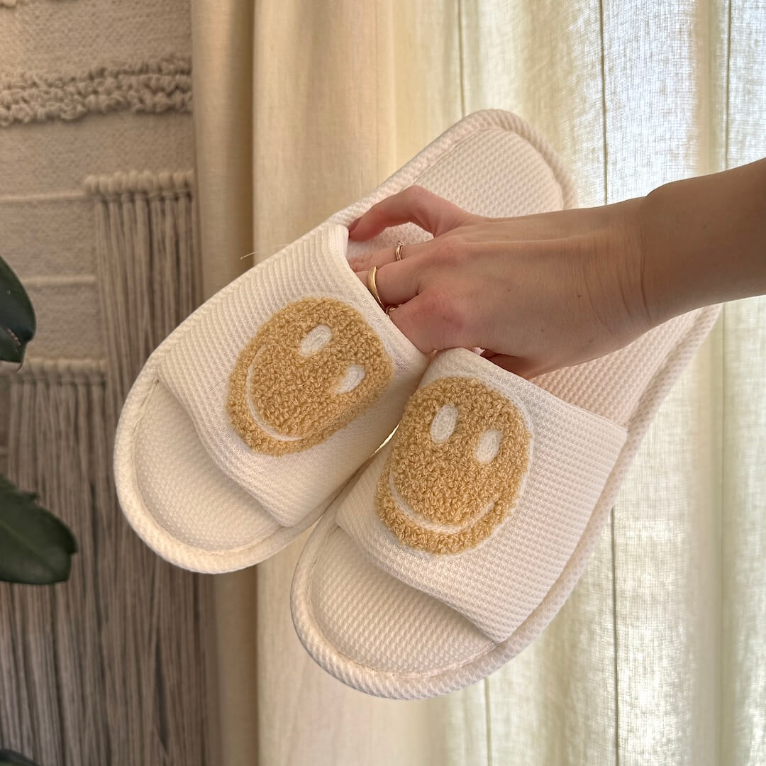 Happy Face Slides Sandals - Buy 1 Get 1 Free