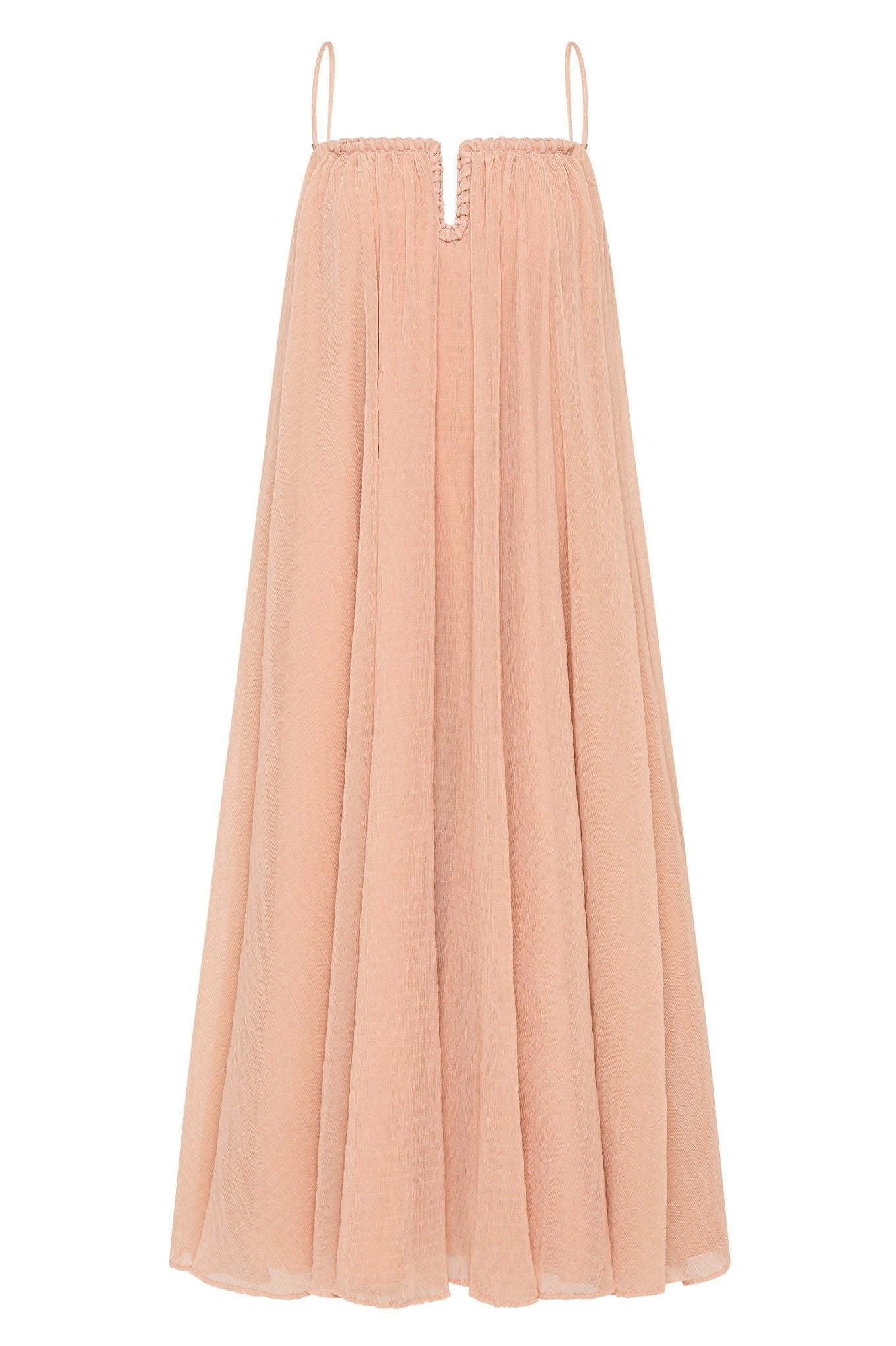 Sweetheart Backless Slip Midi Dress