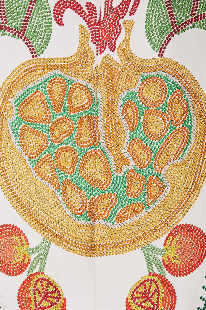 Floral V-Neck Ball Sleeve Maxi Dress