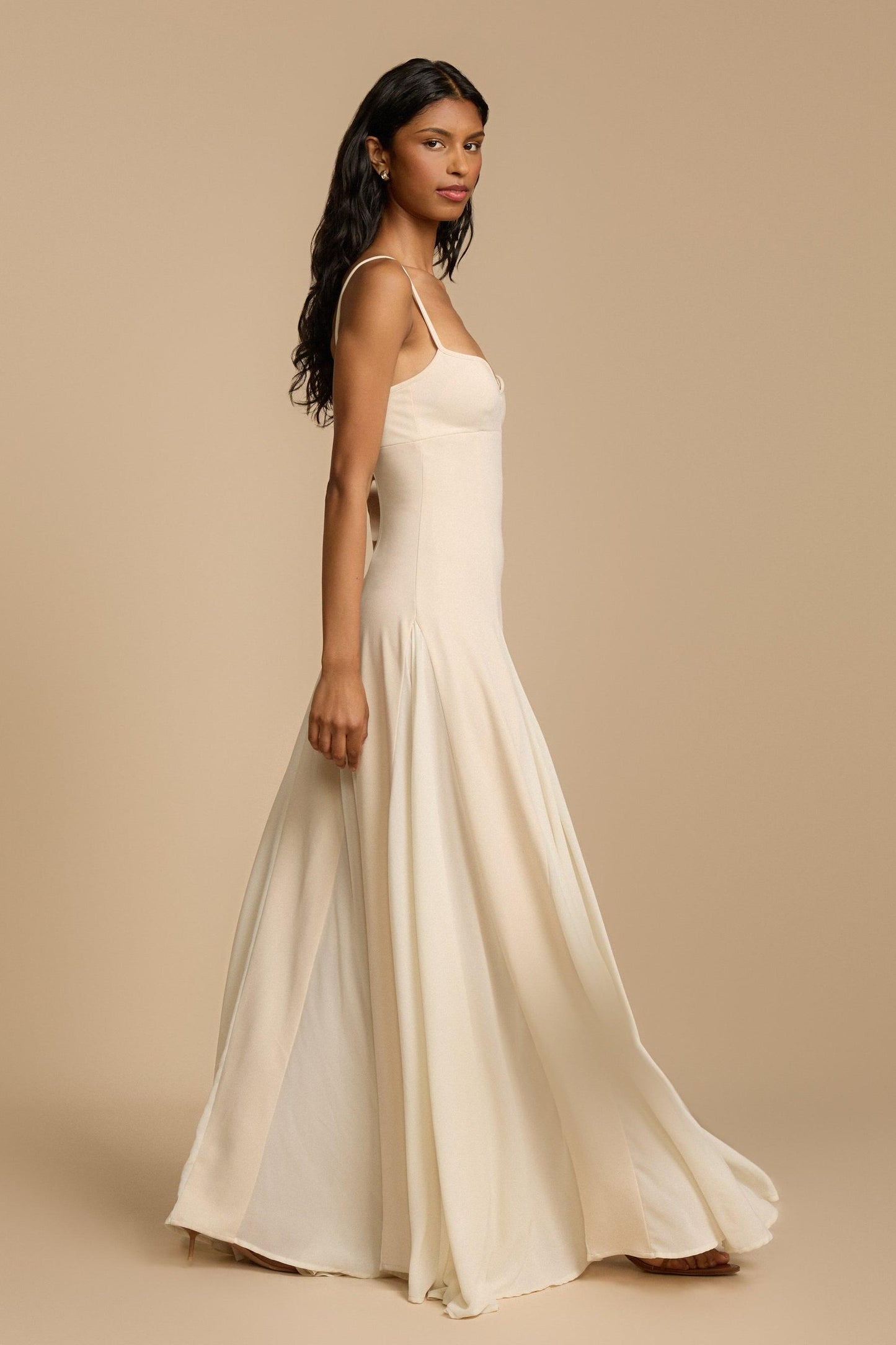 Solid Jersey Sleeveless Maxi Dress
