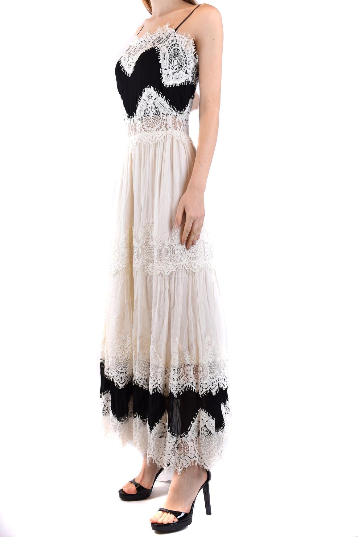 Lace Splicing Square Neck Midi Dress