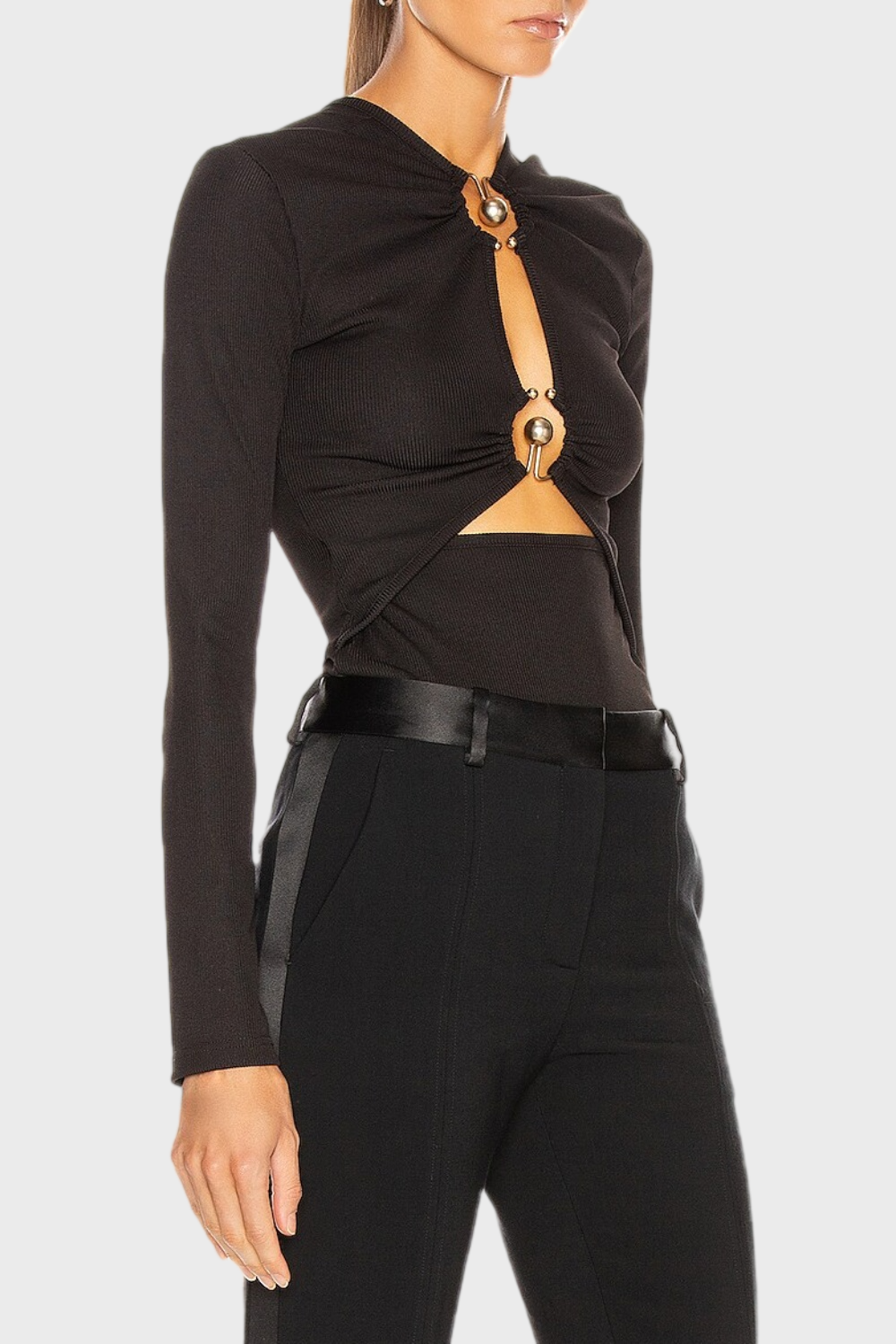 Keelia Cutout Ruched Bodysuit