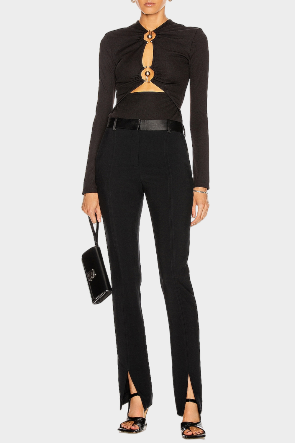 Keelia Cutout Ruched Bodysuit