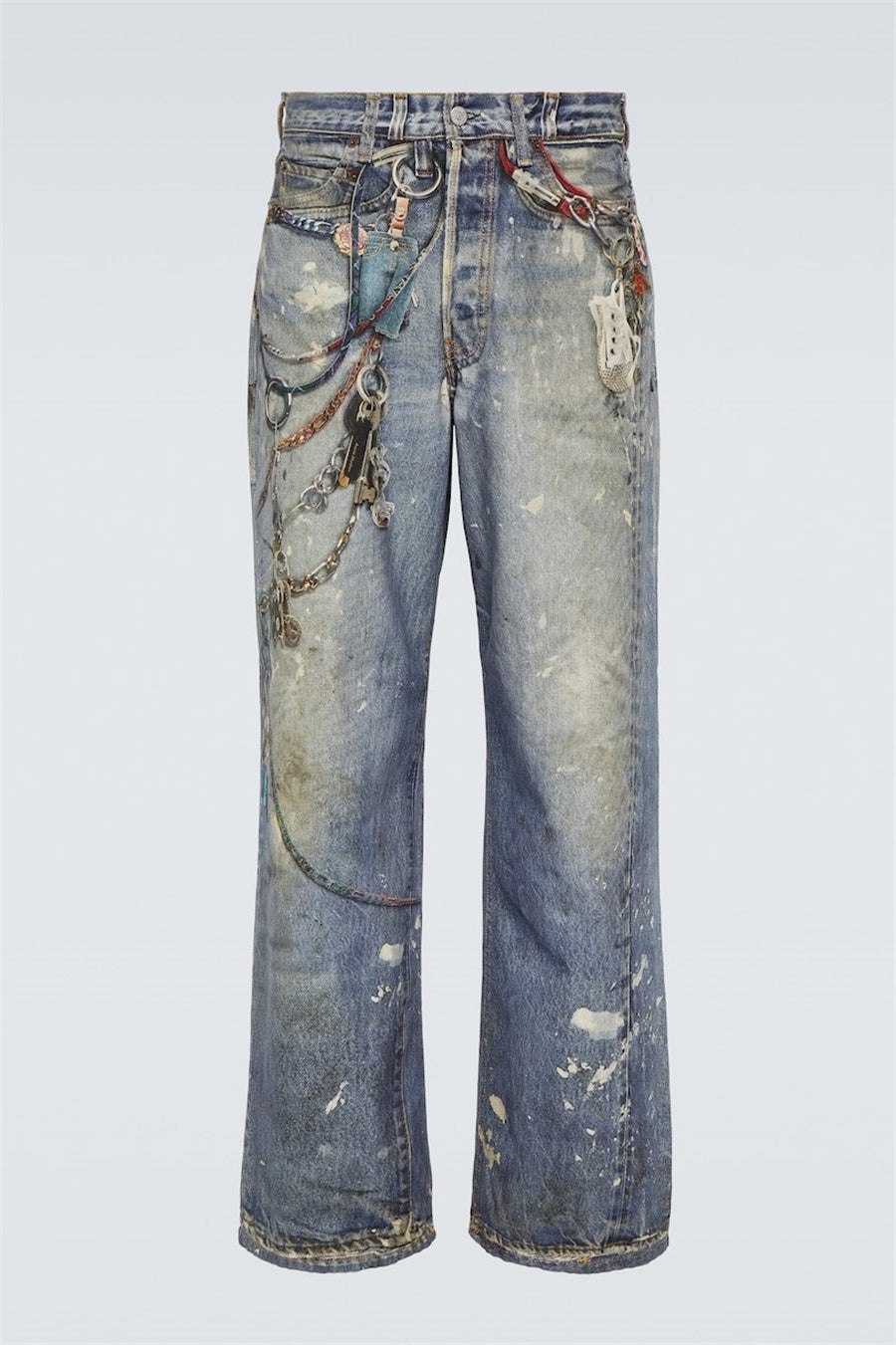 Kora Printed Wide Leg Jeans