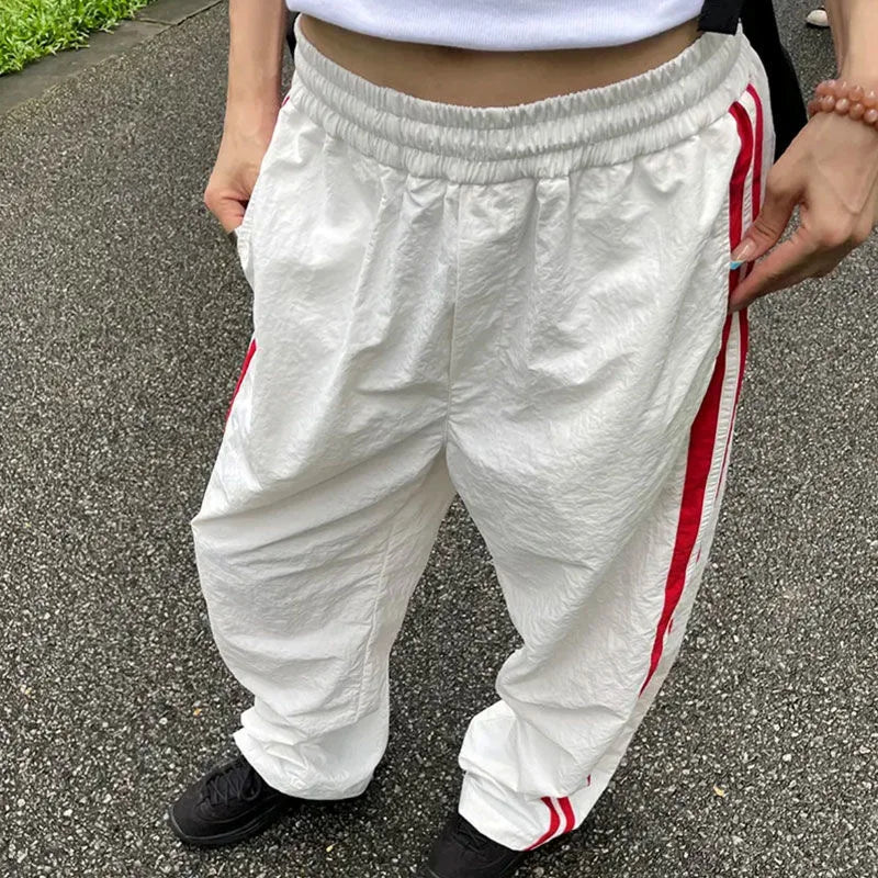 Vintage Striped Oversize Baggy Jogging Pant