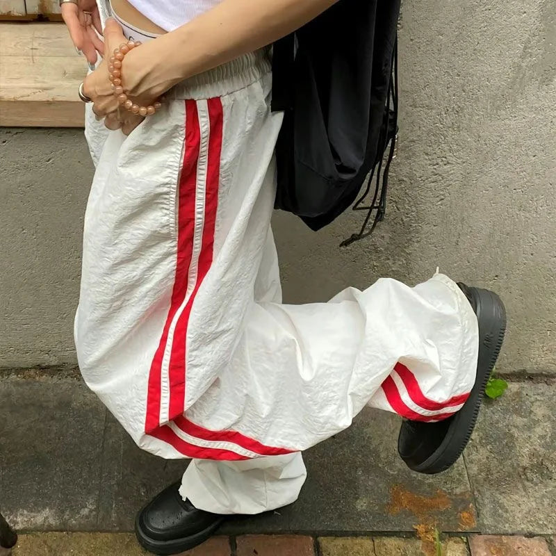 Vintage Striped Oversize Baggy Jogging Pant