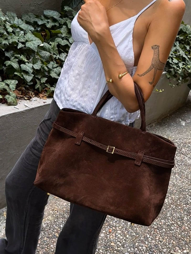Ladies Handbag Suede