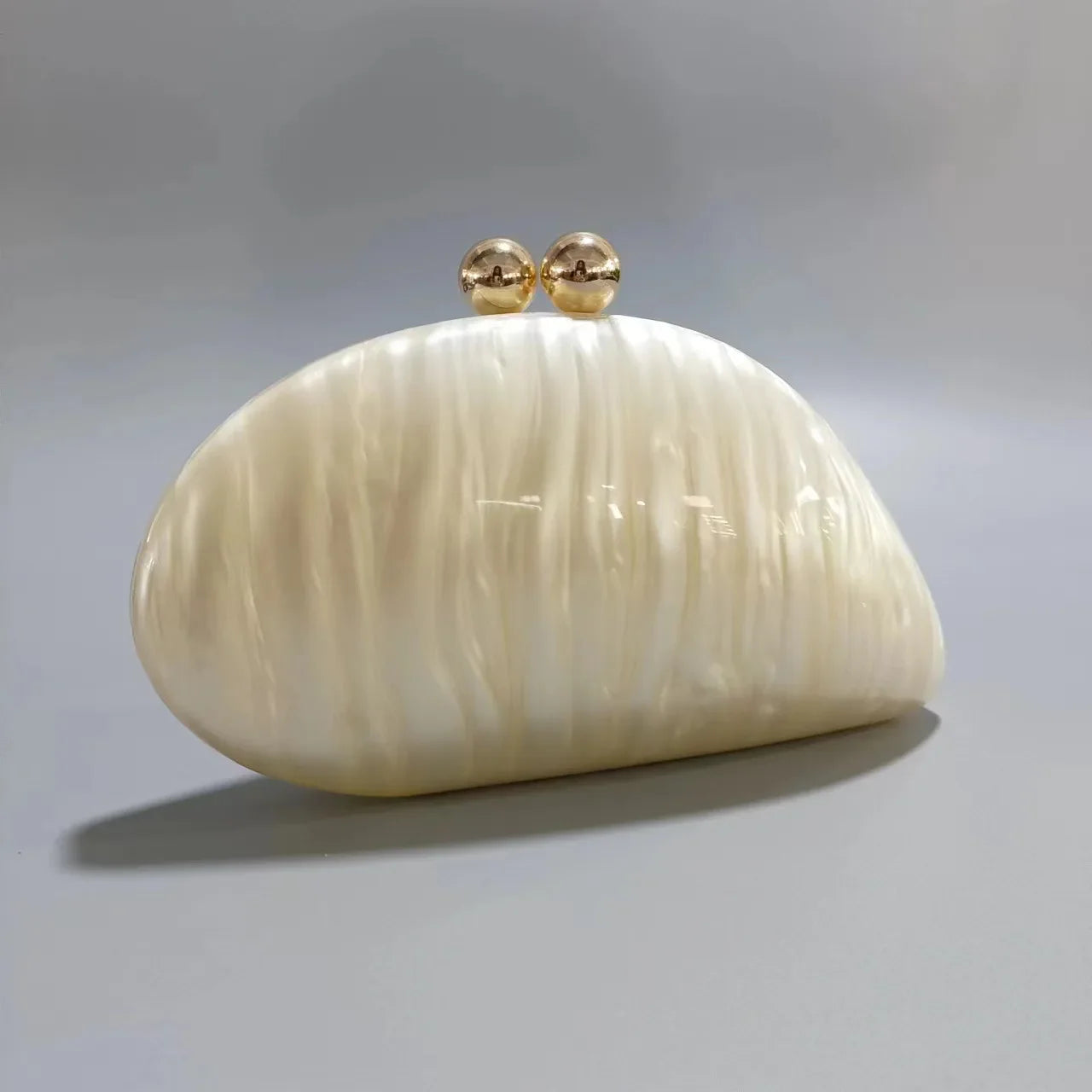Mini Blue Light Pink Acrylic Box Evening Clutch Bag