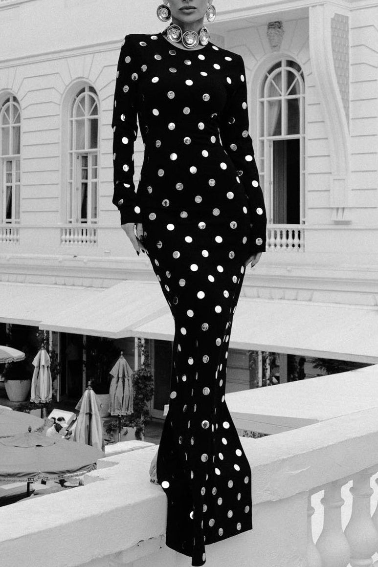 Lexi Mirror Maxi Bandage Dress