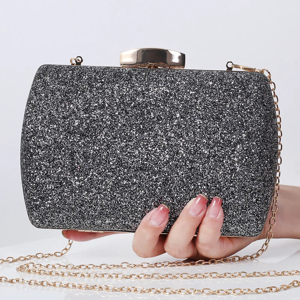Red Diamond Evening Clutch Wristlet