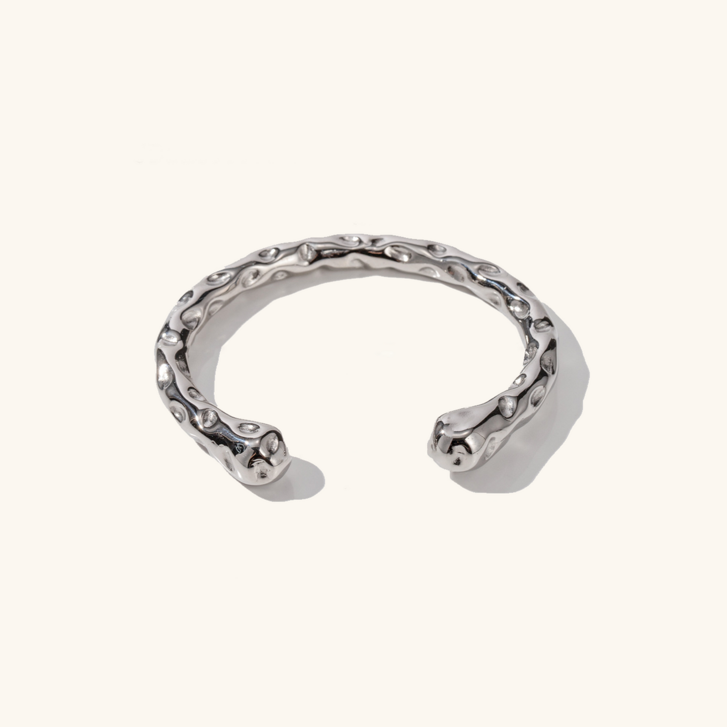 Maisie Hammered Gold Cuff