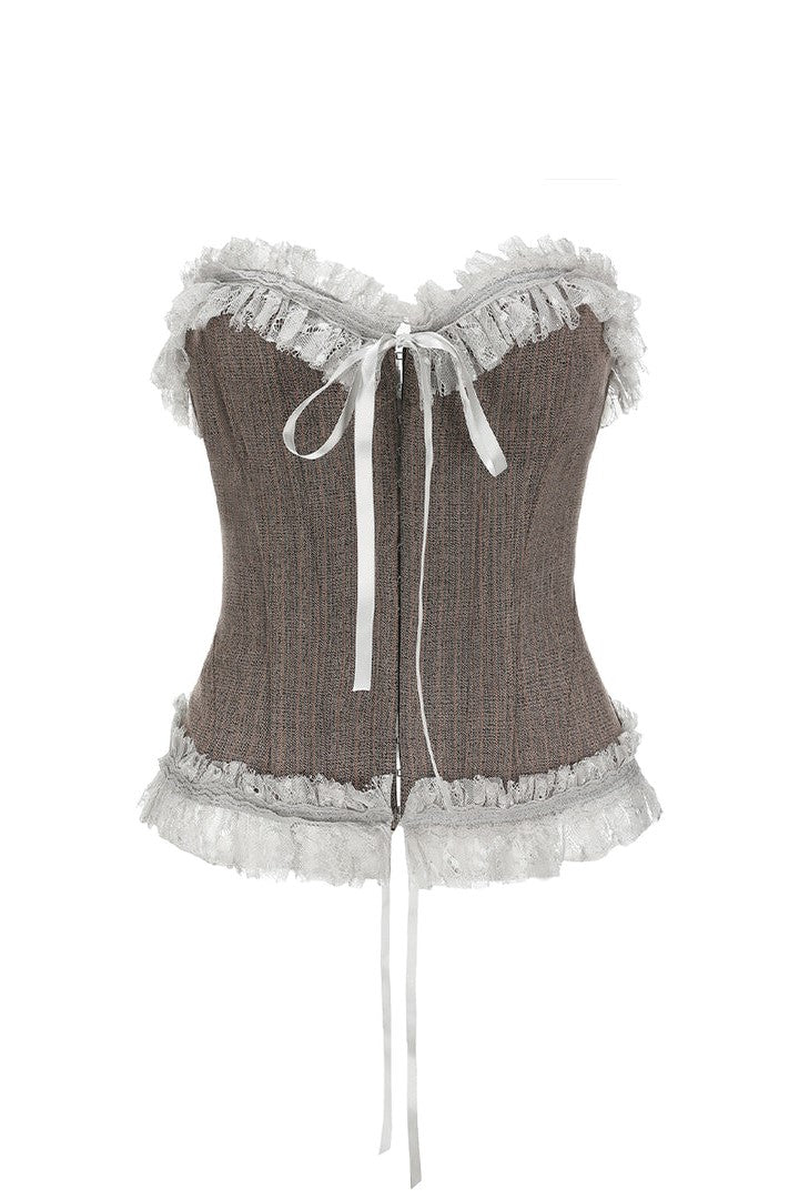 Maria Lace Patchwork Suit Pants