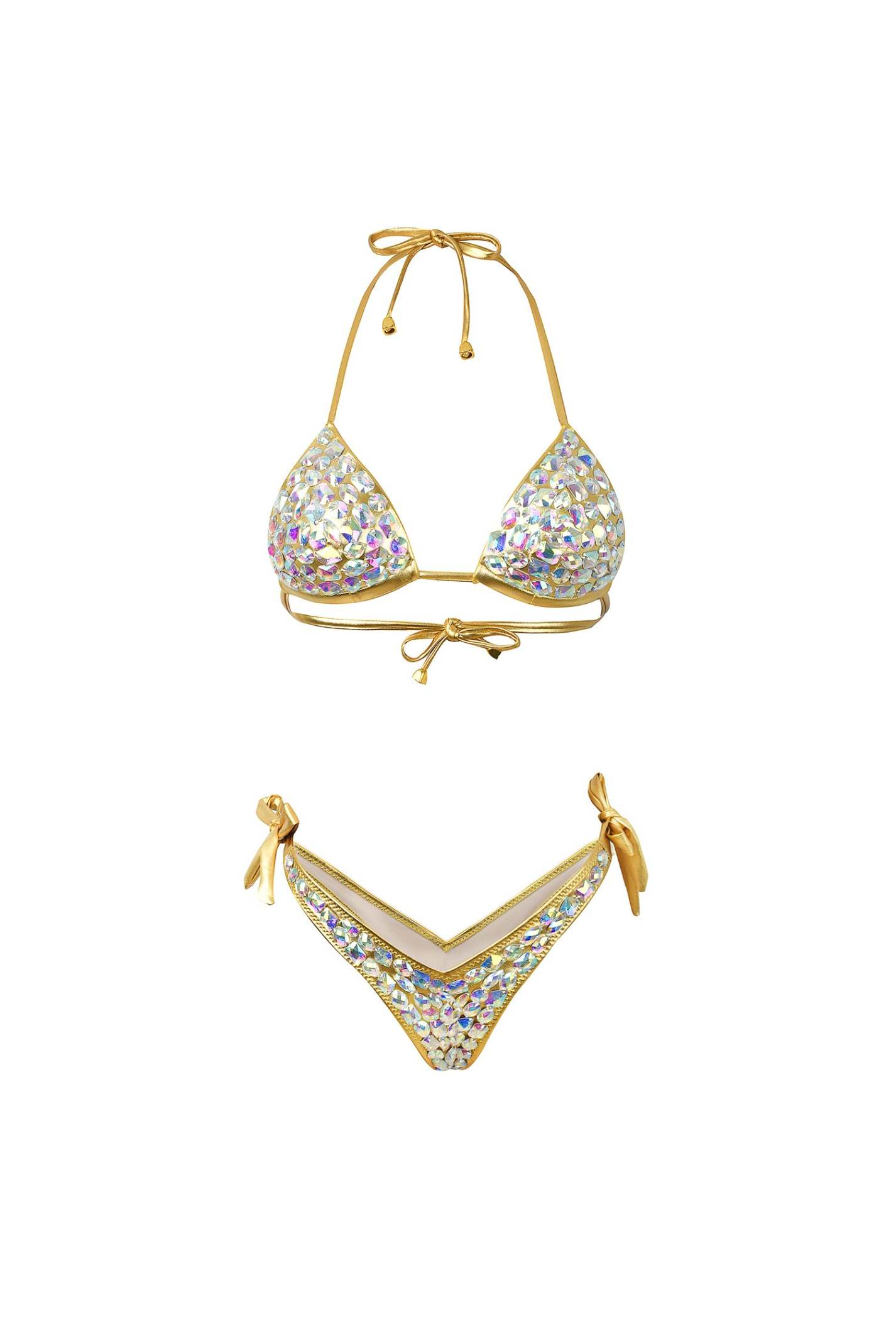 Nora Diamante Bikini - Gold