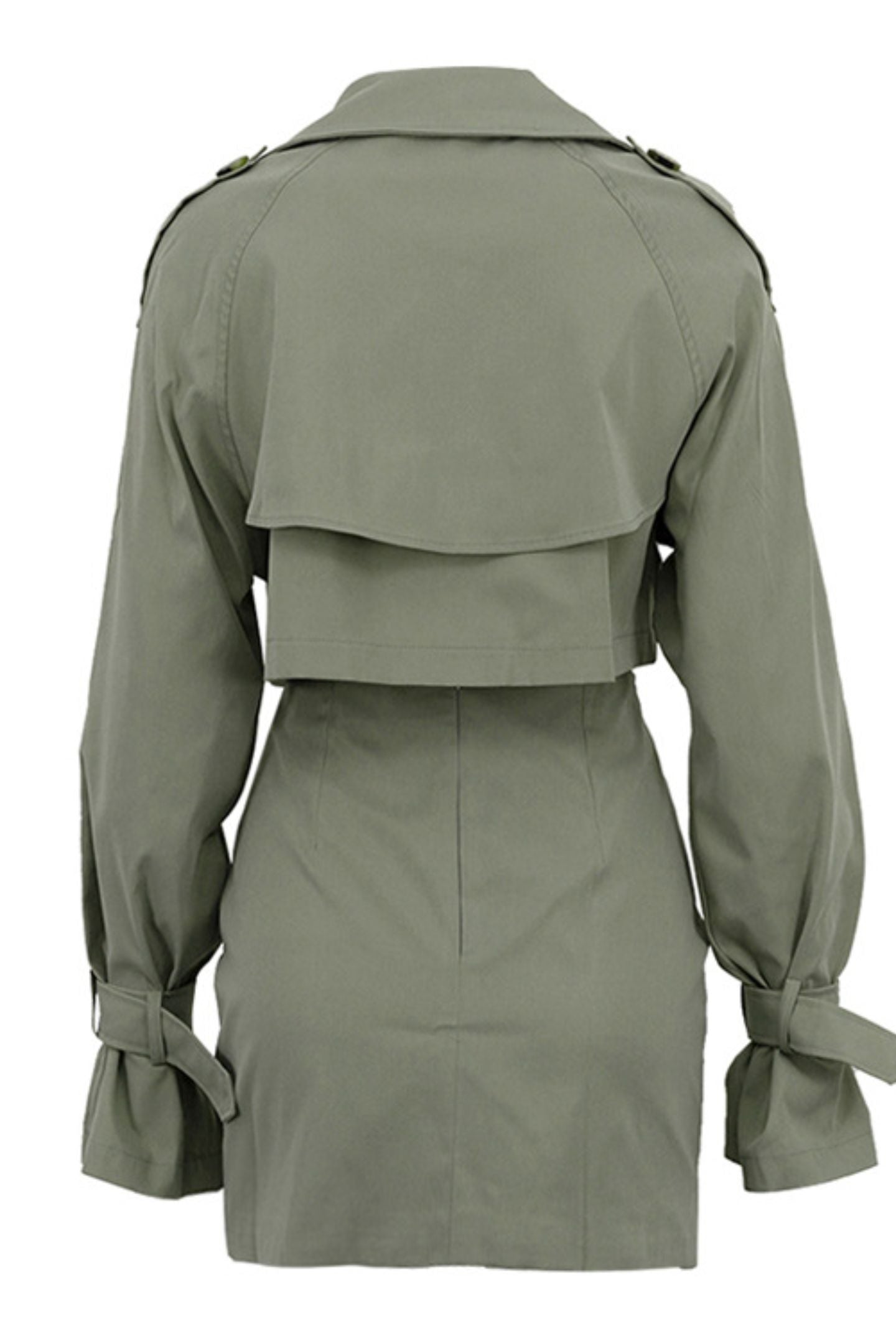 Shirley Button Detail Cropped Jacket & Mini Skirt Set