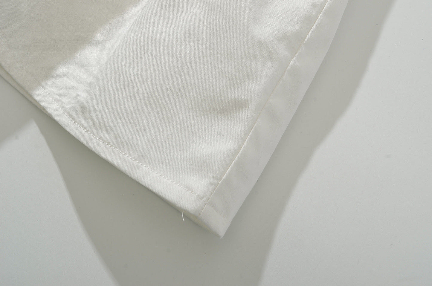White – High Waist Slim Solid Color Dress