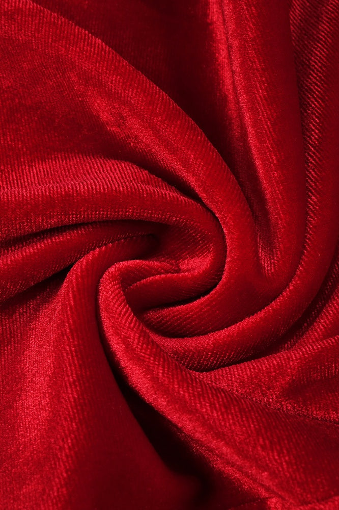 Clara Diamante Rose Velvet Dress Set