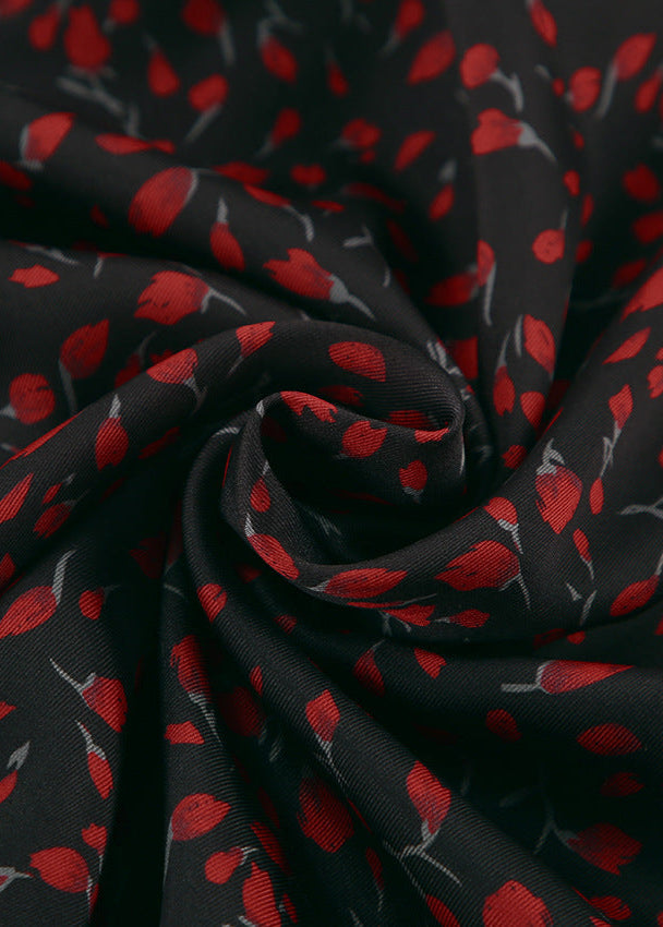 Floral Charm Wrap Dress