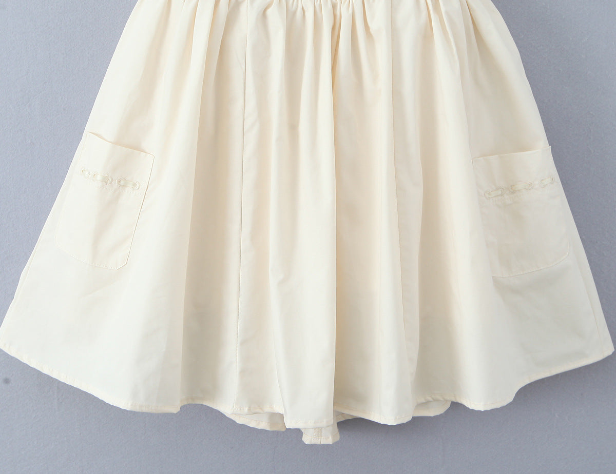 Apricot – Elegant Slim-Fit Waist Dress