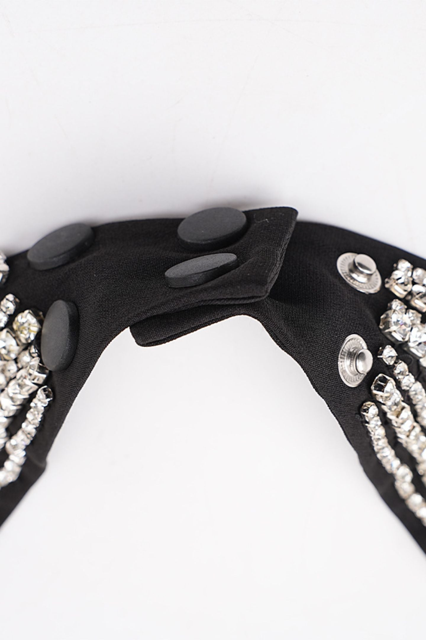 Patricia Crystal Embellished Halter Mini Knit Dress