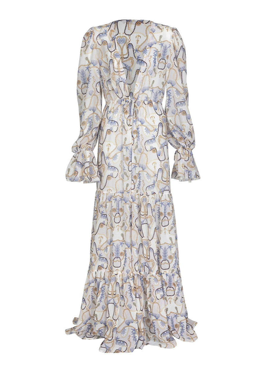 Celeste - Sheer Boho Maxi Cover-Up